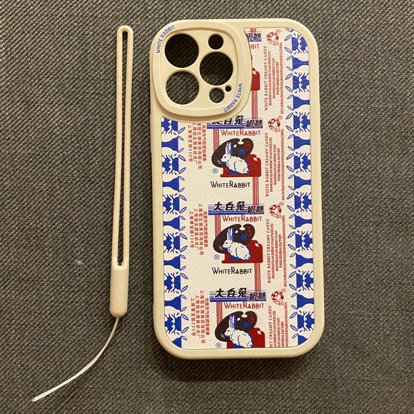 White Rabbit candy wrapper iPhone 13 pro max case - Picture 1 of 5